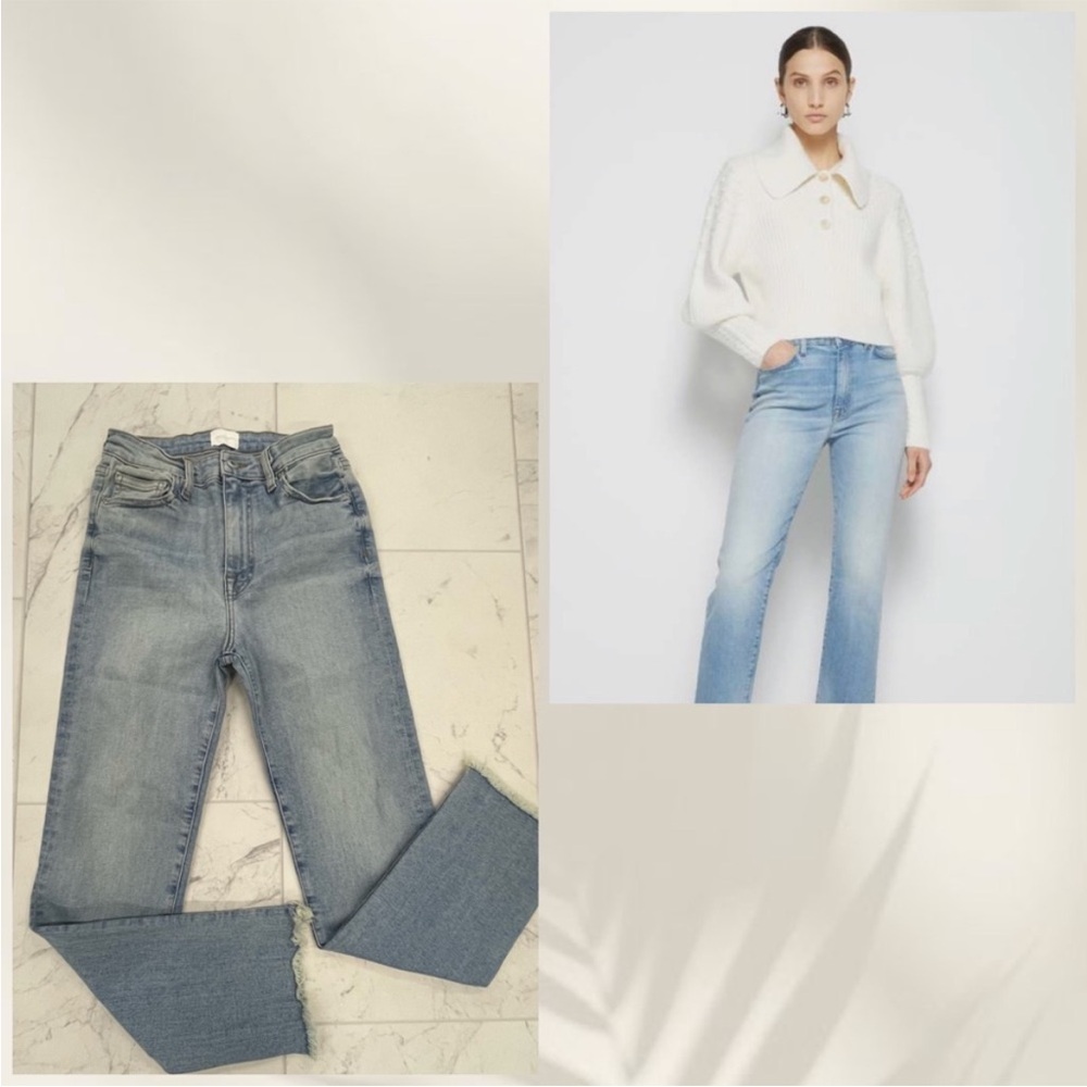 NWT Jonathan Simhkai River High Rise Straight Leg In Light Blue Size 27